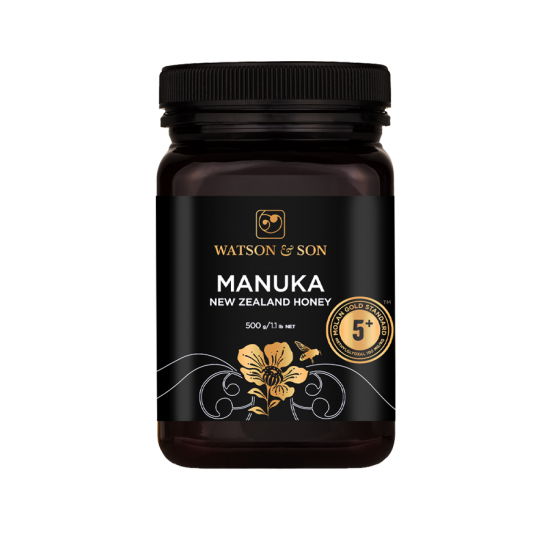 【单瓶包邮包税！】Watson&Son Manuka Honey MGS5+ 500g 沃森麦卢卡MGS5+ 蜂蜜500g【保质期2025/07】