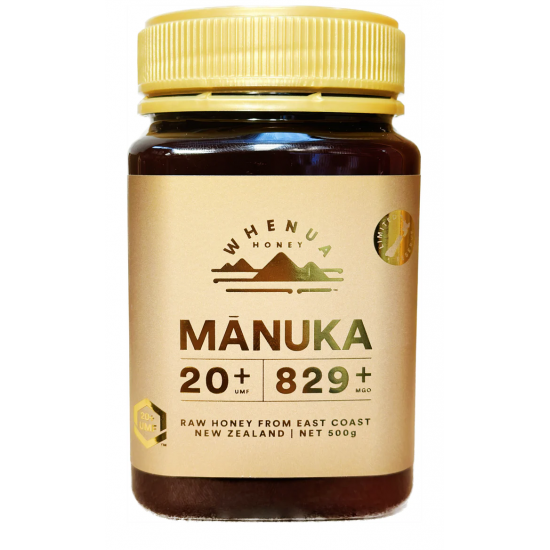 【单瓶包邮包税】Whenua Honey manuka honey 大地麦卢卡蜂蜜 UMF20+ 500g【保质期2028/04】