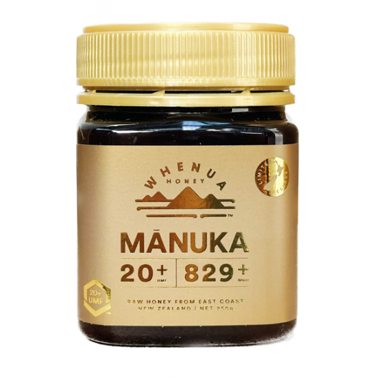【单瓶包邮包税】Whenua Honey manuka honey 大地麦卢卡蜂蜜 UMF20+ 250g【保质期2029/01】