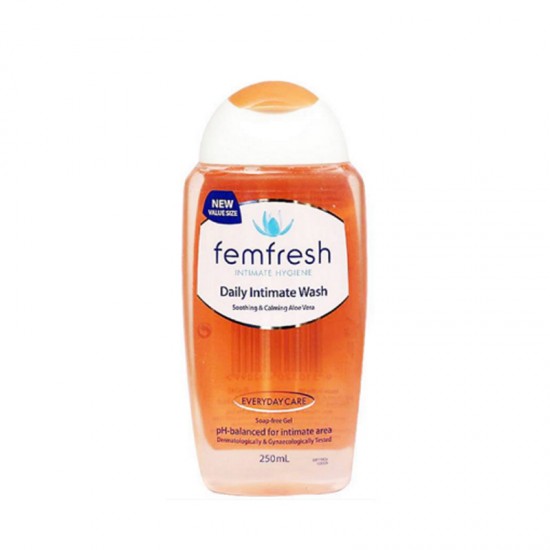 Femfresh（透明瓶）芳芯日常护理温和无皂女性护理液 250ml 【保质期2026/10】