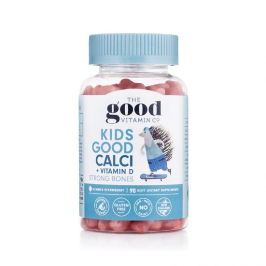 The Good Vitamin CO 儿童钙+维D软糖 强壮骨骼 草莓味 90粒  【保质期2025/07】
