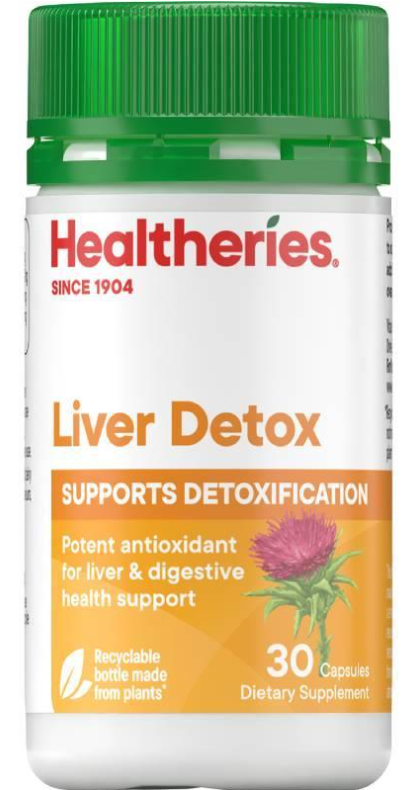 Healtheries Liver Detox 贺寿利护肝 30粒【保质期2029/04】